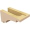 Ekena Millwork 4"W x 8"D x 4"H Wide Mediterranean Rough Cedar Woodgrain TimberThane Corbel, Primed Tan CORUR04X08X04MEDRCPR - alternate 3